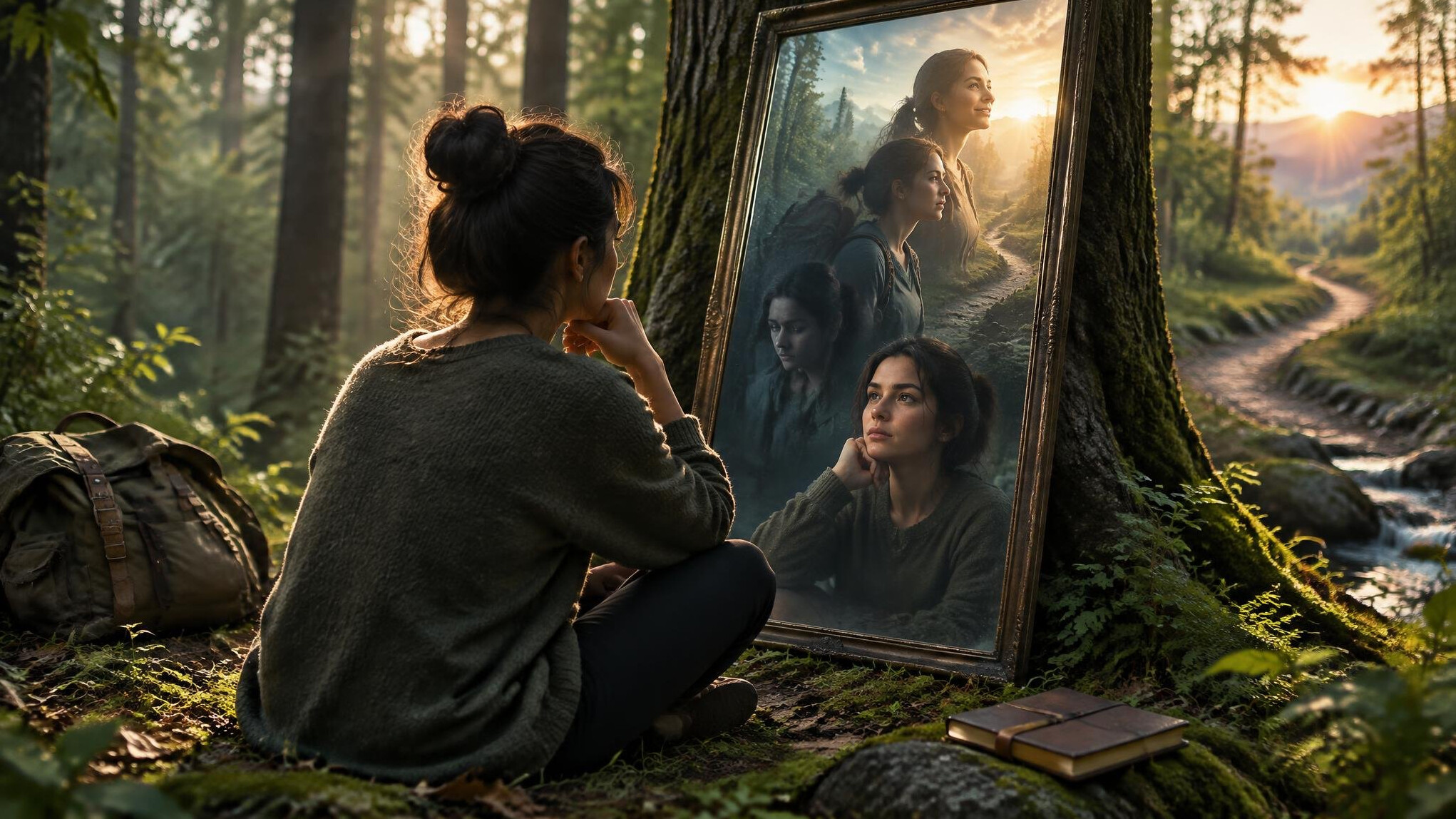 person in deep thought